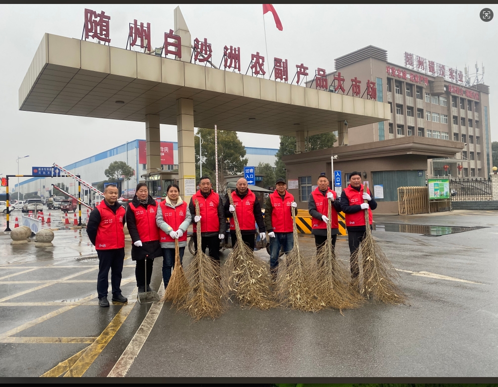 志愿服务，党员先行——随州白沙洲农副产品物流园党支部开展系列主题党日活动